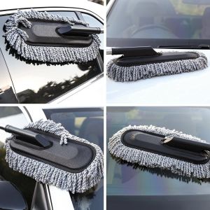 Super Soft Microfiber Car Duster Exterior with Extendable Handle, Car Brush Duster for Car Cleaning